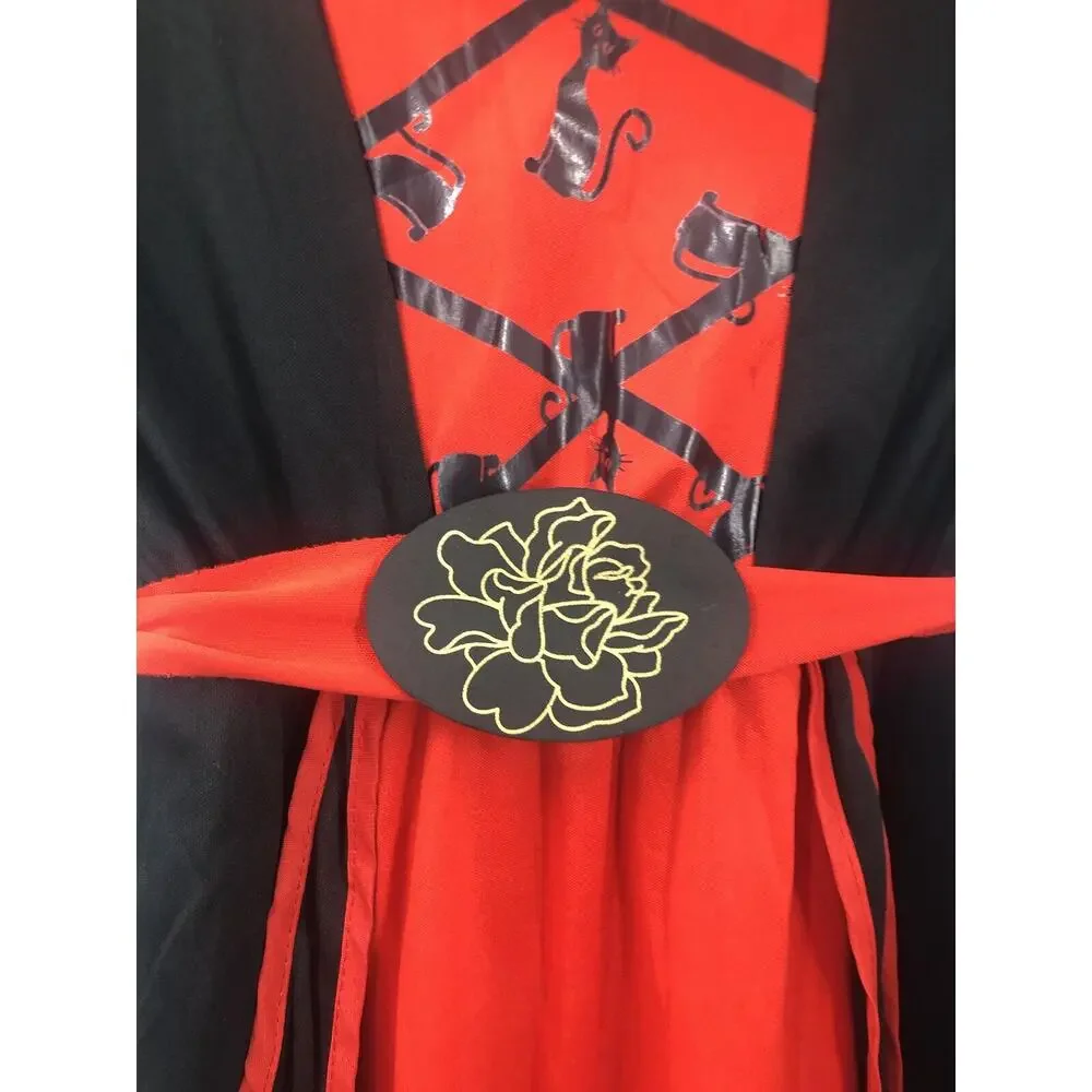 Halloween Vampire Costume for Girls Royal Queen Skirt Halloween Dress Up Sz M